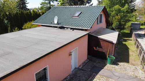 Außenansicht Rückseite - 3 Zimmer Einfamilienhaus in Chemnitz