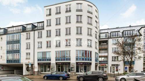 Außenansicht 1 - Helle und gepflegte Erdgeschosswohnung mit Terrasse und Tiefgaragenstellplatz