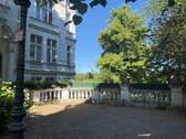 Blickrichtung zum Badesee Halensee - Terrassenwohnung mit 79,10 m&sup2; in Berlin zum Kaufen