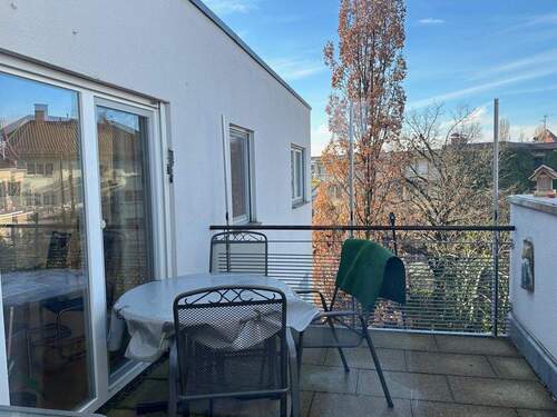 Sonnenterrasse vom Schlafzimmer aus gesehen-Zugang - 