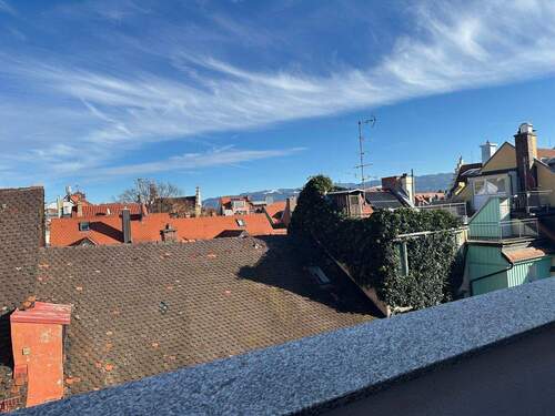 Ausblick vom Balkon Zimmer - Helle Wohnung mit Tiefgarage über den Dächern der - Lindauer Insel -