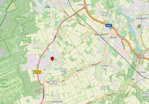 Lageplan - Grundstück in Brüggen zum Kaufen