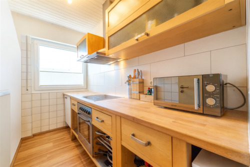 Küche visualisiert - 3 Zimmer Etagenwohnung in Borkum