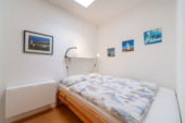 Schlafzimmer visualisiert - Etagenwohnung mit 64,80 m&sup2; in Borkum zum Kaufen