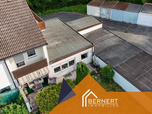 Luftbild Gartenseite - 4 Zimmer Etagenwohnung zum Kaufen in Kulmbach
