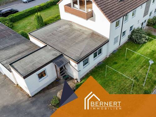 Luftbild Eingang - Etagenwohnung mit 83,30 m² in Kulmbach zum Kaufen