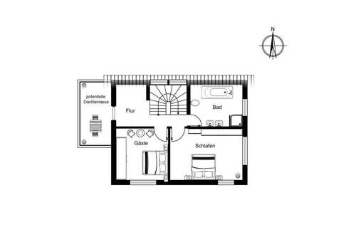 Haus 98a - Dachgeschoss - 