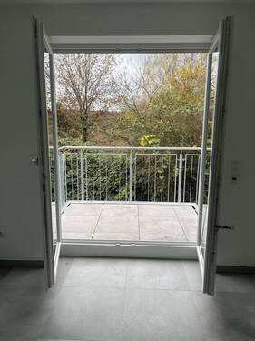 Blick auf den Balkon - 