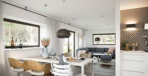 Wohnzimmer - 4 Zimmer Einfamilienhaus zur Miete in Eschwege