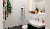 Helles Bad mit klarer Aufteilung und liebevollen D - Terrassenwohnung mit 58,20 m² in Wildau zum Kaufen