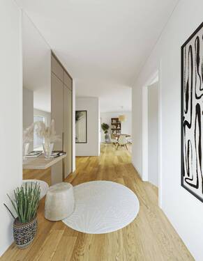 Einrichtungsbeispiel Flur - 