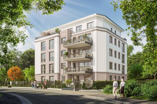 Visualisierung - Baustart erfolgt! Hochparterre-5-Raum-Neubauwohnung mit Garten in sehr ruhiger Lage in Blasewitz - Nähe Uniklinikum