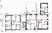 Plan EG Wohnung 04 in rot - 