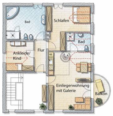 Dachgeschoss - 