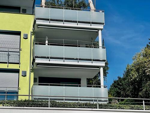 Der Balkon von außen - 