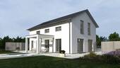 Ansicht Garten - Einfamilienhaus mit 185,60 m&sup2; in Hirschaid zum Kaufen