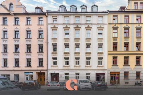 Hausansicht - Repräsentative Laden-Bürofläche mit Schaufensterfläche - Glockenbach