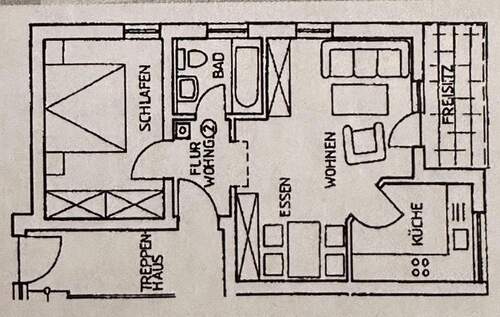 Bild 3 - 2 Zimmer Etagenwohnung in Giengen-Burgberg