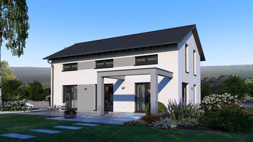 Ansicht Garten - EINFAMILIENHAUS MIT REALEM GRUNDSTÜCK IN HIRSCHAID
