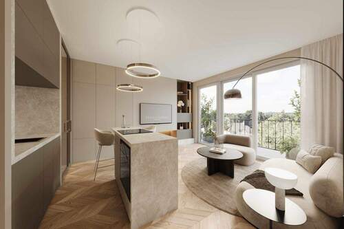 Visualisierung - Wohn- und Essbereich - 