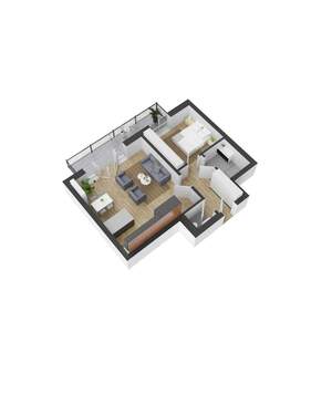 WHG7_OG1_3D_2Zimmer - 