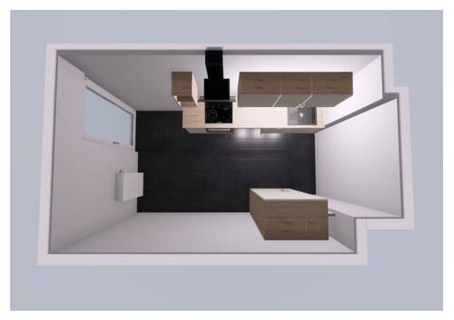 Einbauküche - Lieferung 07.01.2026 - Draufsicht - 