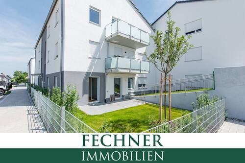 Archivbild Außenansicht - Moderne 2-ZKB Erdgeschoss-Wohnung mit Einbauküche und Tiefgaragenstellplatz in Baar-Ebenhausen!
