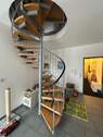 Moderne Wendeltreppe innen - 