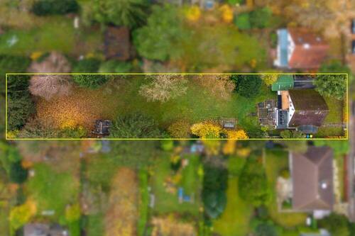 Vogelperspektive - Ca. 1.393 m² Grundstück für ein Neubauvorhaben in Hamburg-Wellingsbüttel