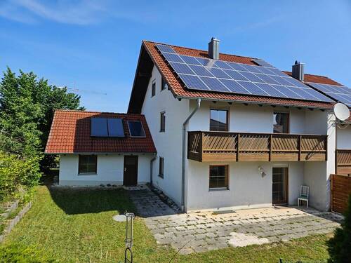 Terrasse und Balkon - Wohnen mit Weitblick - Ihre Doppelhaushälfte in Simbach bei Landau