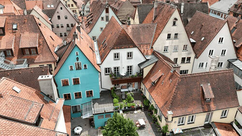 Außenansicht - 9 Zimmer Mehrfamilienhaus, Wohnhaus zum Kaufen in Rothenburg ob der Tauber