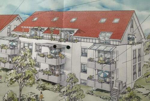 Außenansicht - 2-Zi Wohnung mit Garten und TG in ruhiger Lage von Heidenheim an der Brenz - Osterholz