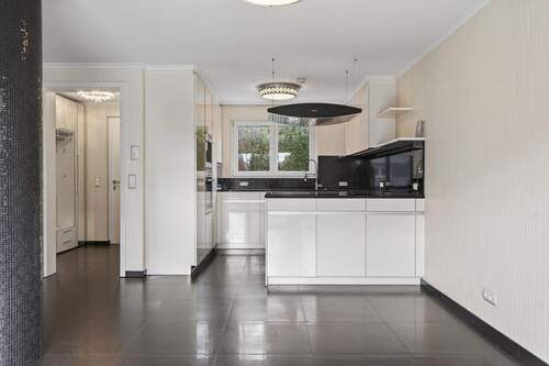 perfekt in das offene Raumkonzept integriert - 