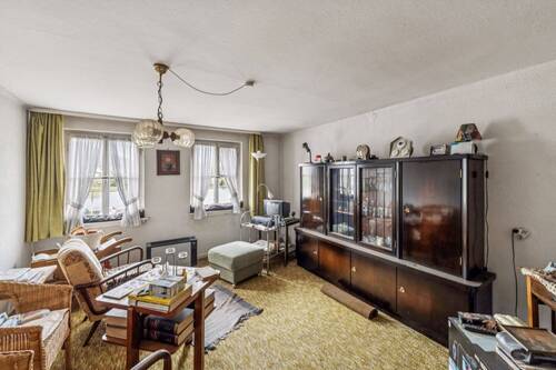 Wohnzimmer - 1 Zimmer Einfamilienhaus zum Kaufen in Miltenberg