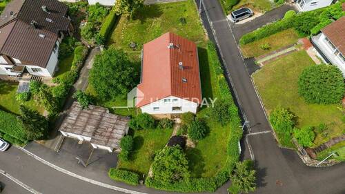 Außenansicht Drohne 4 - 7 Zimmer Einfamilienhaus in Nürtingen