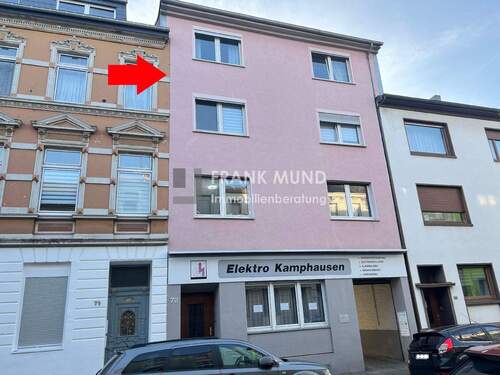 Frontansicht - Wohn- und Geschäftshaus mit Werkstatt- und Lagerfläche in Mönchengladbach-Rheydt