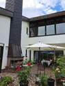 Terrasse mit Aussenkamin - 