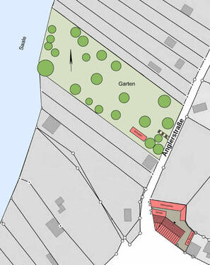 Lageplan - Bestand + Garten - 