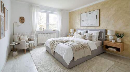 Schlafzimmer - Etagenwohnung mit 101,40 m&sup2; in Neufahrn bei Freising zum Kaufen