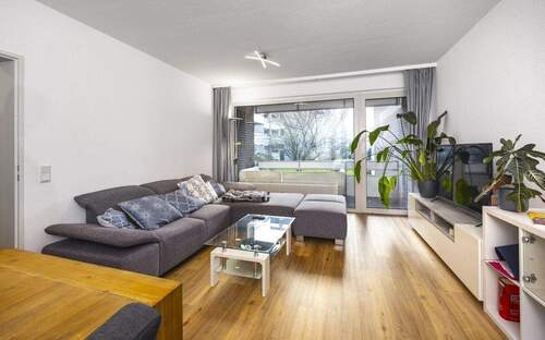 Wohn-/Esszimmer - 2 Zimmer Etagenwohnung zum Kaufen in Meerbusch / Bösinghoven