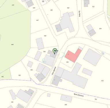 Liegenschaftskarte - Einfamilienhaus mit 175,30 m&sup2; in Ilshofen / Leofels zum Kaufen