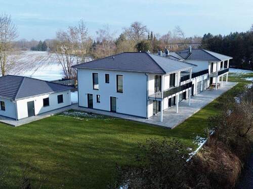 Vogelperspektive des Doppelhauses - 