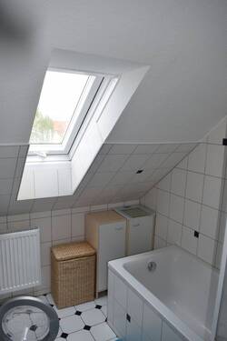 Fenster / Duschwanne mit Spritzschutz - 