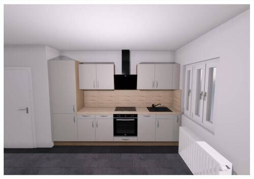 Einbau der Küche erfolgt in Kürze - 