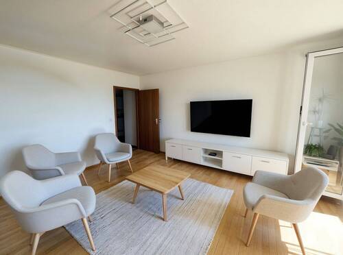 Wohnzimmer Wohnbeispiel - 3 Zimmer Etagenwohnung in Bergisch Gladbach