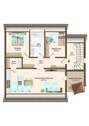 3-Zimmer-Dachgeschosswohnung - 