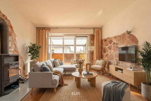 WOHNZIMMER (visualisiert) - Mehrfamilienhaus, Wohnhaus mit 175,00 m&sup2; in Offenbach am Main zum Kaufen