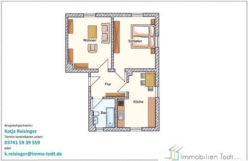 Zwickau, Agricolastr. 2, 1.OG rechts - 
