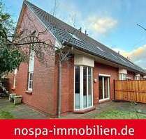 Reihenendhaus mit Terrasse Richtung Süden und Gartenhaus in Holzbauweise in der Kreisstadt Husum