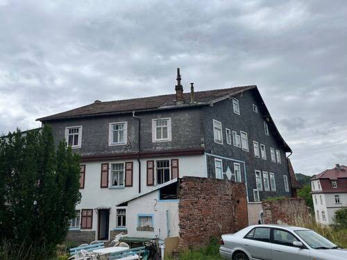 Außenansicht - Idyllisches Gästehaus mit zwei Gebäuden & großem Garten